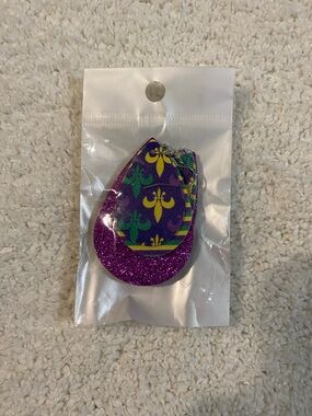 🍋 10/$20 Mardi Gras Earrings